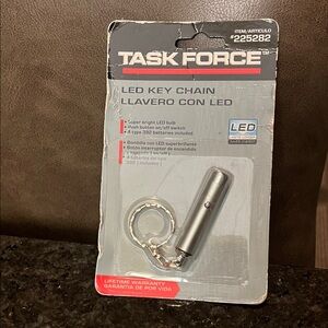 Silver LED Key Chain